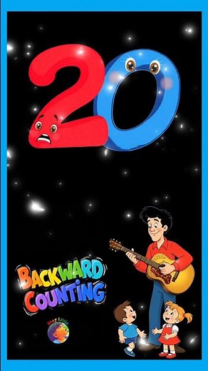 Counting Twenty to one|| 20 to 1 backward counting #learning