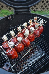 Honey Bacon BBQ Chicken Lollipops to crush the whole week! 🍗 🥓 🔥 . Better than any child’s candy, today we’re bringing you a Honey Bacon BBQ Chicken Lollipops recipe! A mouthful to say, but packed with flavor in every bite! Bacon, bourbon and barbecue create the perfect trifecta for this recipe! Seasoned with some of Spiceology’s Honey Habanero rub, smoked on the Oklahoma Joe's Smokers and sweetened with some personalized BBQ sauce, this recipe is one you don’t want to miss! Find the recipe o