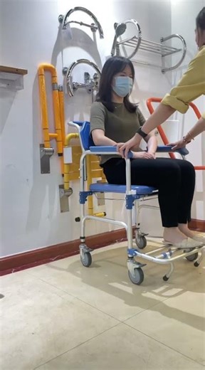 Shower Commode Wheelchair — Easy & Safe Care