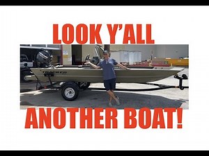 LOOK Y'ALL ! ANOTHER BOAT | Grizzly Tracker 1860