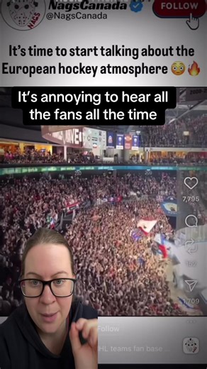 Unpopular opinion but hearing the fans screaming shouting cheering drumming the whole f****ng game every second of it is annoying. Sh*t up and enjoy the game lol. The music is loud during breaks that’s enough. #nhl #hockey #fans