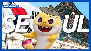 Seoul is buzzing with superstars!🌊 ✨ But what happens when they all cross paths on the same street?🤔 #BabyShark10 #babysharkboulevard #babyshark | Baby Shark