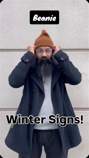 Sign Language Center | It’s a cold one today !! Bundle up ! Warm up your hands with ASL not only gloves!! Practice these winter signs with @jamil_est84 and keep... | Instagram