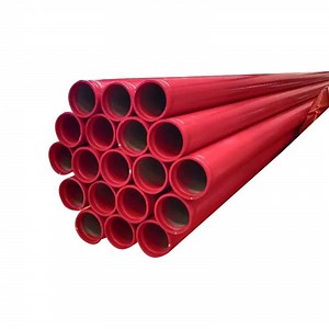 [Hot Item] Ral 3000 Red Painted ERW Fire Fighting Carbon Steel Pipe