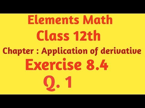Class 12th math exercise 8.4 Q.1