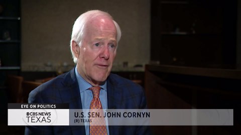 Republican U.S. Senator John Cornyn talks about his re-election campaign, end of government shutdown