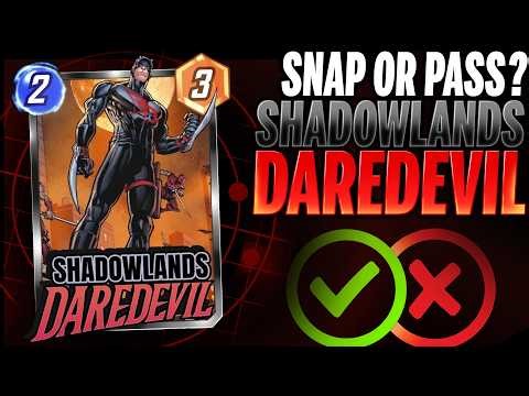 SHADOWLANDS DAREDEVIL 😈 Details & Mechanics | Snap or Pass | Marvel Snap