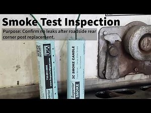 Smoke Testing a Dry Van Trailer to Find Leaks
