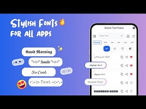 Stylish Text Maker App - Cool & Fancy Text Fonts