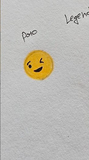 How to draw emoji *😉* beginner to legend ✏️ #art #drawing #tutorial #howtodraw #loveart