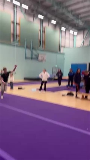 Warmup Mats Tested for Tomorrow's Competition