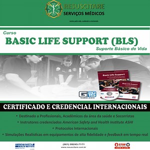 BASIC LIFE SUPPORT (BLS) ASHI - Suporte Básico de Vida - Resuscitare Serviços Médicos | Hotmart