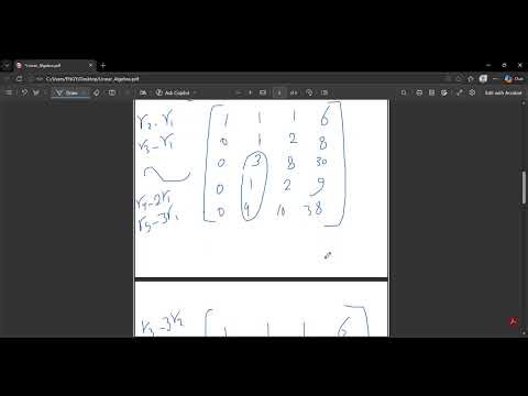 Gauss’s Elementary Row Operations Step-by-Step