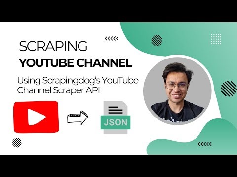 How To Scrape Youtube Channel Details (descriptions, views etc.) using Scrapingdog API