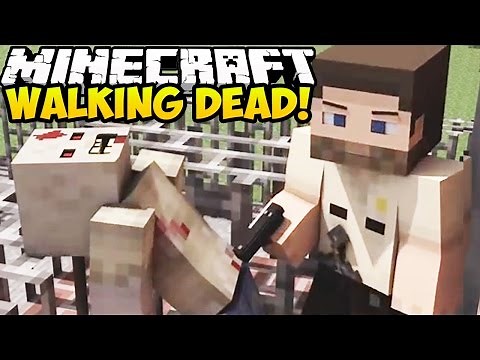 Minecraft Mods: THE WALKING DEAD MOD! (CRAFTING DEAD MOD, GUNS, ZOMBIES) (Minecraft Mod Showcase)