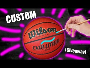 Custom BASKETBALL! (Giveaway) - Jordan Vincent