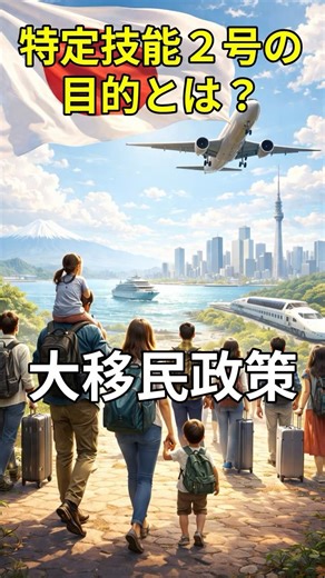 Expansion of Specified Skilled Worker Visa No. 2 to approximately 8,000 people; de ​​facto immigr...