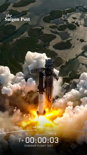 104K views · 636 reactions | Watch as SpaceX launches Starship 38 and Super Heavy B15.2 of SpaceX's 11th Starship Flight Test | The Saigon Post | Facebook