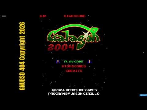 GNUBSD404 Long N227 Galaga (Linux/Web)