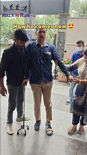 Stroke Rehabilitation at Walk N Run Physiotherapy Centre in just a few months. #rehabilitation