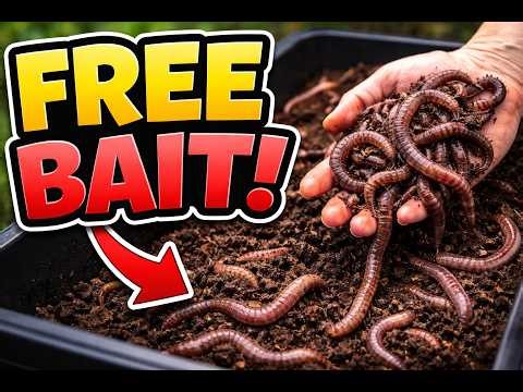 Unlimited FREE Fishing Bait?! DIY Worm Farm That Actually Works. The MoK Outdoors Way!
