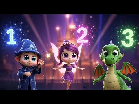 Learn 123 at the Magic Castle | Kids Educational Song