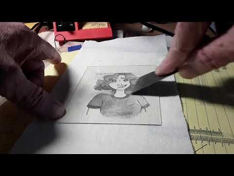 Norton white tile method on picture frame glass...