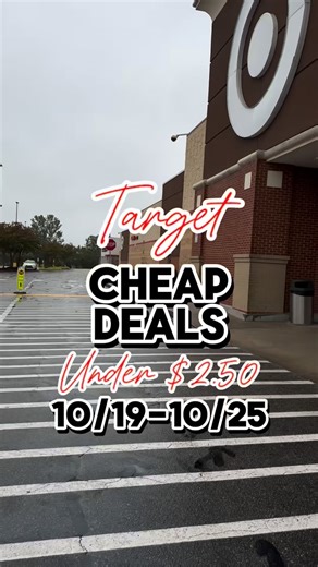Target CHEAP Deals under $2.50 starting TODAY 10/19-10/25 🎯✨ Here’s our favorite Target deals this week 😍 #target #targetdeals #targetmademedoit #targetcouponing #targetcoupons #couponingcommunity #couponing101 #couponingforbeginners #couponingdeals #smartshopper | Sister's Saving U Cents