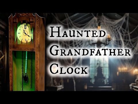 Haunted Grandfather Clock Halloween Prop Build