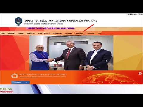 How To Apply for ITEC Training | Train in India