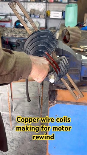 How to copper wire coils making for motor rewind