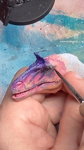 We have a sneak peek today at the paint process for the Beasts of the Mesozoic Cryolophosaurus ellioti prototype, courtesy of Matt Holt! Expect to see the final version of this figure soon- preorders will begin next week! | Creative Beast Studio