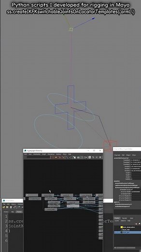 Python script I coded for rigging in Maya : function to create IK/FK switchable arm rig