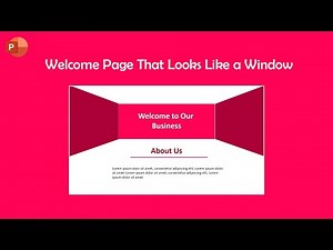 How to Design a Welcome Page That Looks Like a Window in PowerPoint (Step-by-Step)