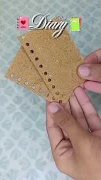 How to Make a Cute Mini Diary 📒 | Easy DIY Idea #shorts