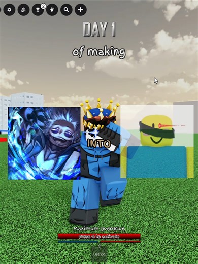 DAY 1 of making HBG into JJS! #jjs #battlegrounds #roblox #custommovesetjjs #movesetsshowcase #skillbuilder #fyp #hbg