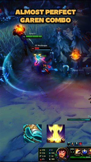 ALMOST PERFECT GAREN COMBO #leagueoflegends #leagueoflegendsclips #leagueoflegendsmemes #shorts
