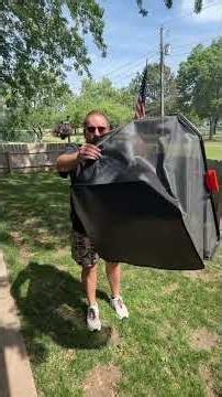 Ultimate Lawn Sweeper Review: Tackle Grass & Leaves with Ease #LawnCare #GardeningTips