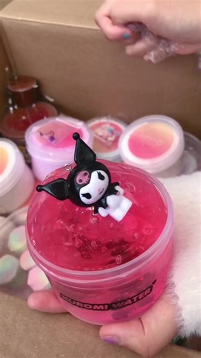 Colorful ASMR Slime Unboxing from Momoslimes