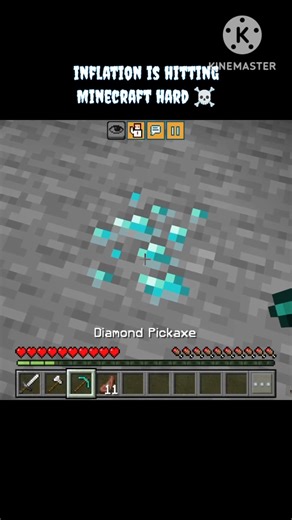 Minecraft inflation is hitting Minecraft hard ☠️🔥 #gaming #Minecraft #game video #short video