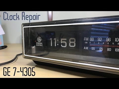 Fixing a General Electric 7-4305 flip clock