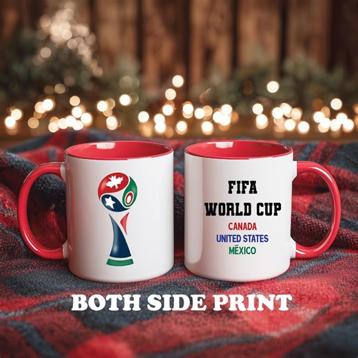 FIFA World Cup 2026 Mug: USA, Canada, Mexico Soccer Gift - Etsy