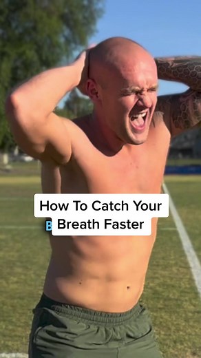 You can’t be dominant on the field when you’re sucking wind. But the old school model of “stand up to open your chest” is outdated. When you’re doing high intensity work, you’re exceeding your aerobic capacity. That means you’re building up more carbon dioxide than you can handle. Your goal is to get that stuff out of you as quickly as possible. Lean over to give your torso more space to get air in and focus on big exhales. You’ll recover quickly and will be ready for the next rep. Of course, wo