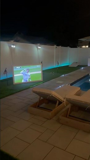 Build your own outdoor projector screen…link for full Step-By-Step Guide in bio #diy #outdoormovie