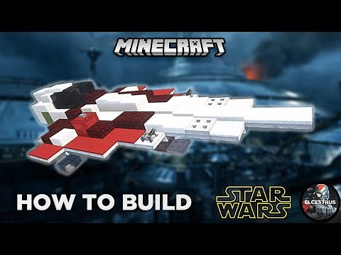 Jedi Delta-7 Aethersprite Starfighter | Minecraft Star Wars tutorial