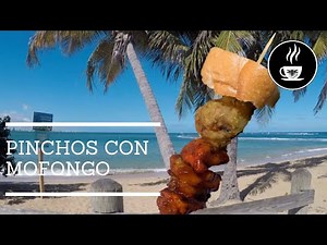 Como hacer pinchos de pollo boricua con mofongo I Chicken kabobs