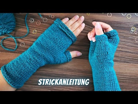 Strickanleitung: Handstulpen stricken für Anfänger | Schritt für Schritt
