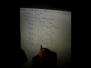 Characteristic Function of the Exponential Distribution. stabelm statistics