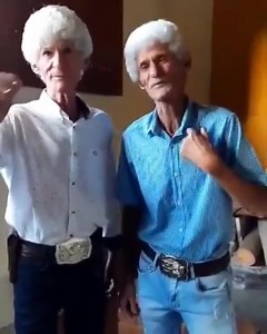 👬 🎵 ❤️ "Twin brothers Magno & Marciel have been singing together since the age of 7. At 14 they began singing in bars and even won some local singing competitions. They never managed to 'make it' but 50 years later still enjoy singing." -- goodnews_movement/IG | Pee-wee Herman