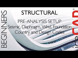 ideCAD Structural: Pre-Analysis Setup Guide for Seismic, Wind, Soil & ACI-Compliant Design